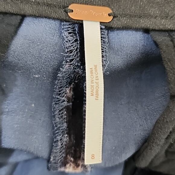 Free People Silk Velour Extreme Wide Leg Size 8 Pants - Picture 5 of 9